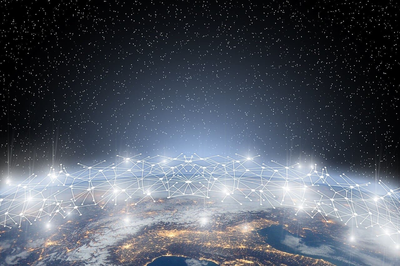 Imagen global de una red conectada